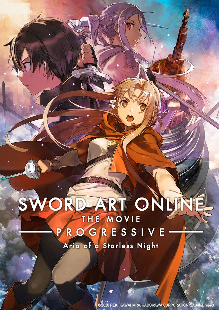 Sword Art Online: Progressive – Ария беззвездной ночи» покажут осенью.  Смотрим трейлер аниме с новой героиней, Арго вновь осталась за кадром, но в  гареме Кирито все равно пополнение — Goha.ru